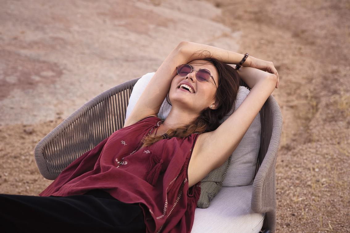 MNST23 Шезлонг лава серебро Manutti Radius - Вид №6