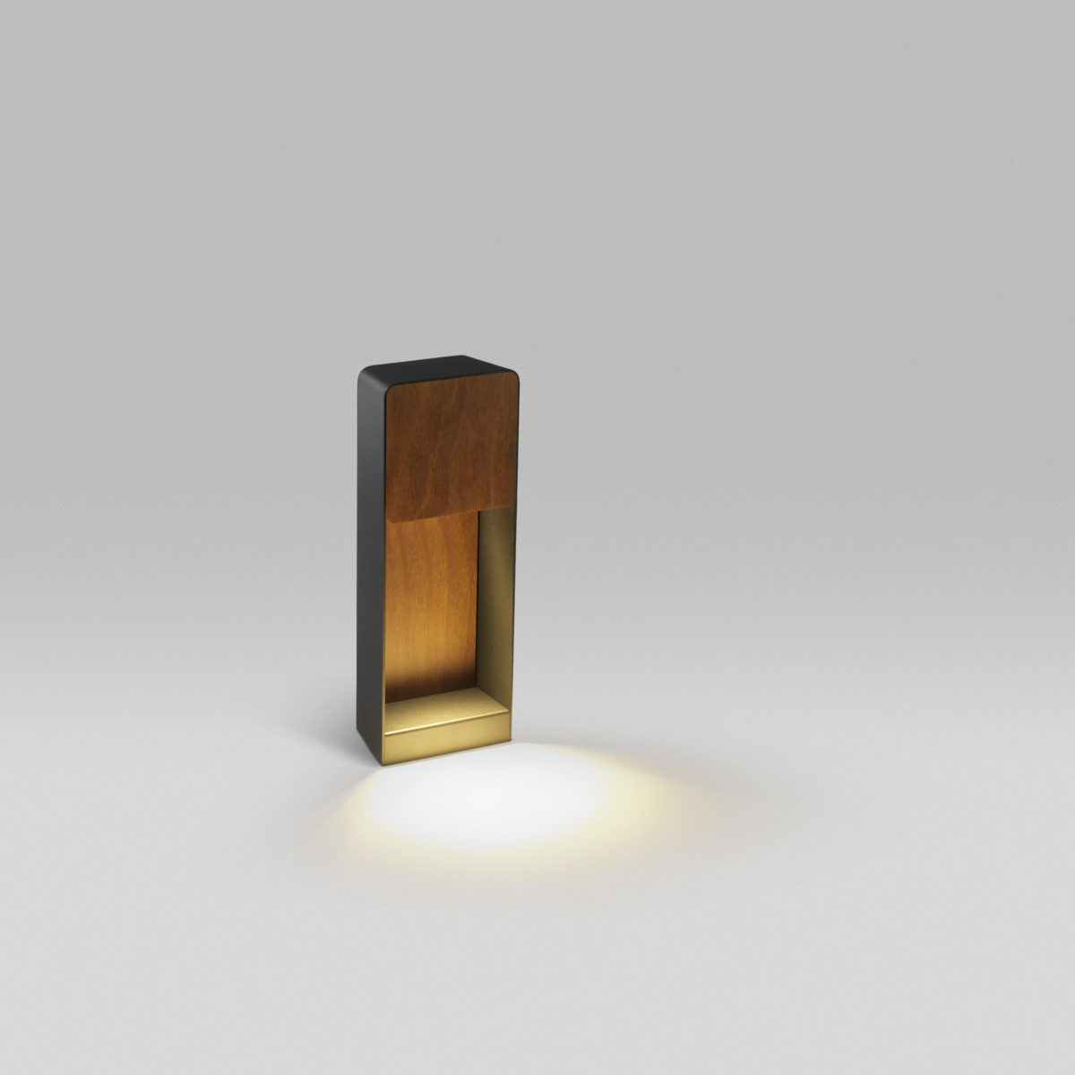 097557 Уличный торшер B 35 графит-дерево ироко Marset Lab