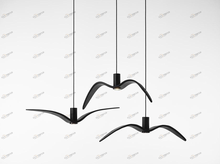 BROKIS Стеклянный светодиодный подвесной светильник для улицы Night birds Pc1111-pc1112-pc1113