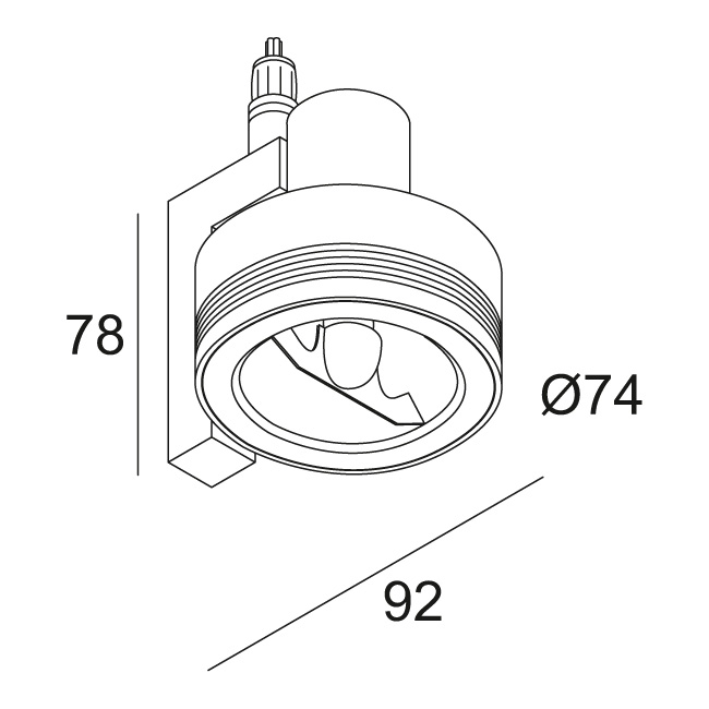 Светильник / CREDO 70 JAC W Delta Light sun-id-377614 - Вид №2