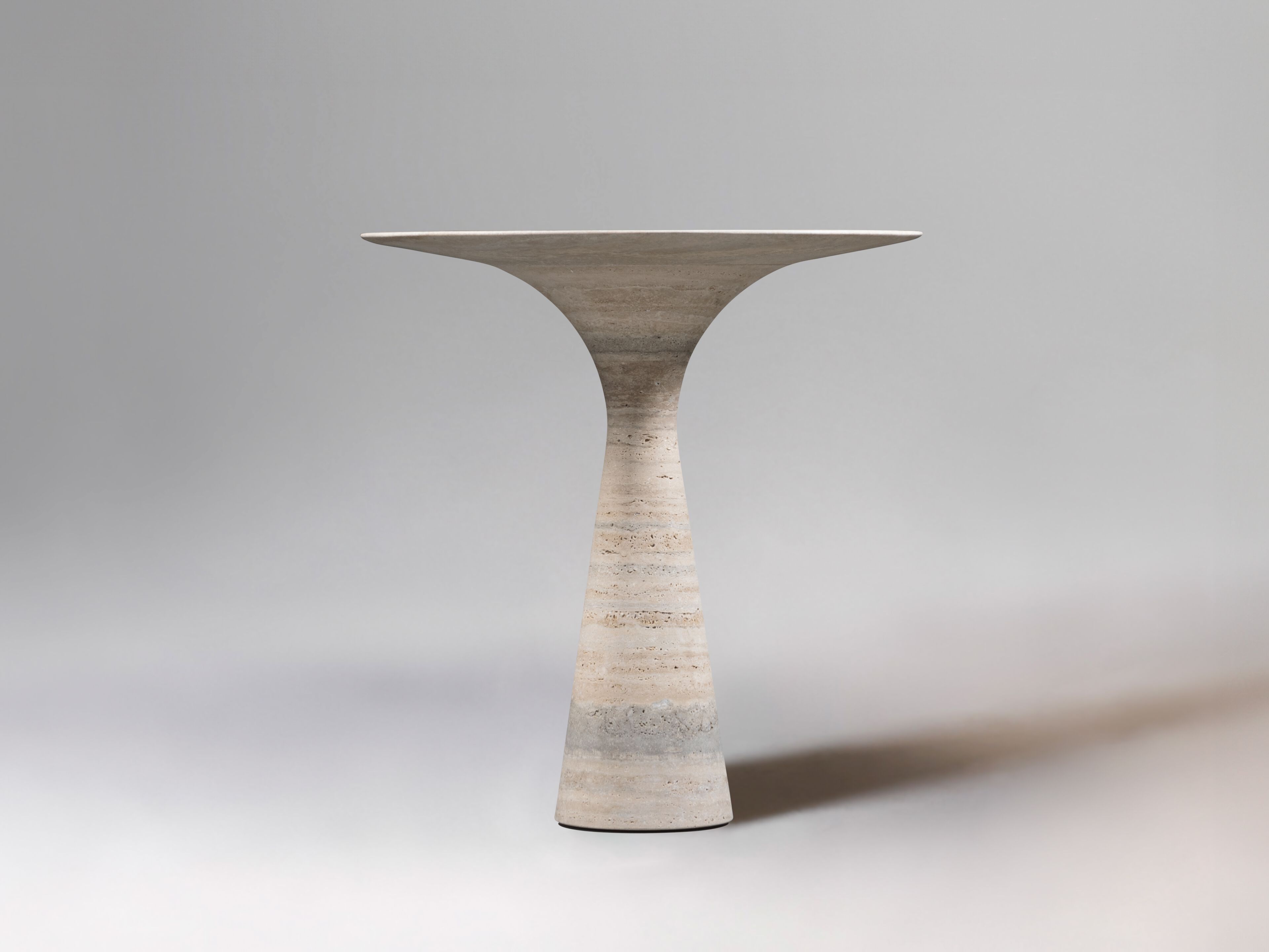 Высокий круглый стол из натурального камня Alinea Design Objects Angelo M ARCH-00140236 - Вид №3