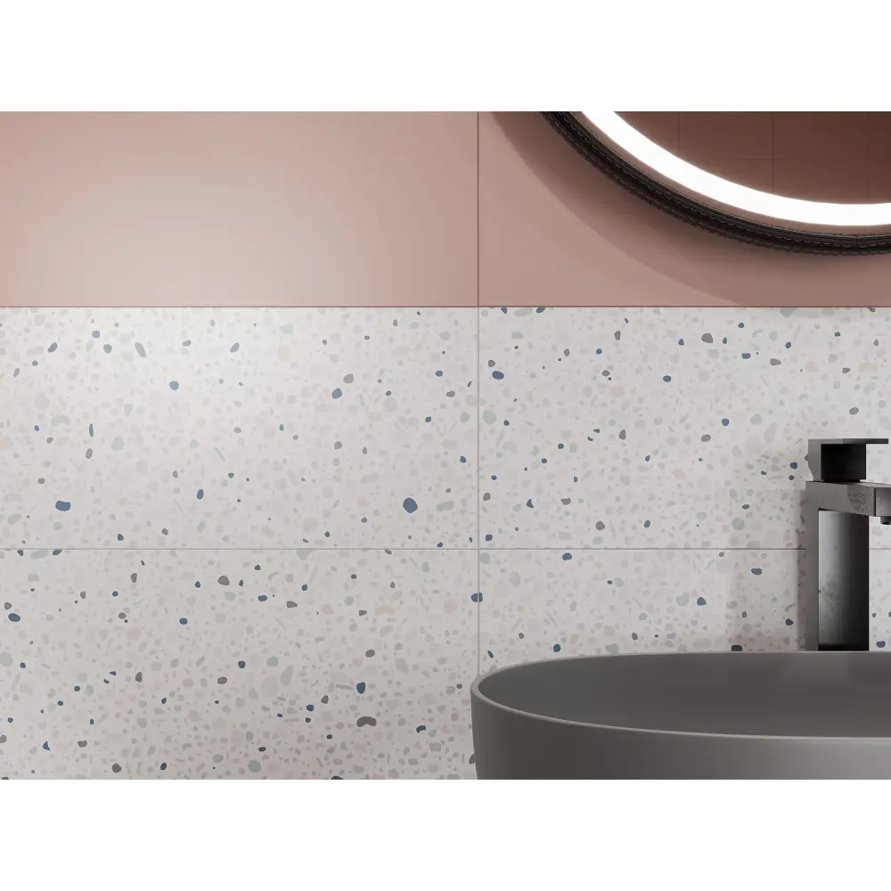 Настенная плитка KREAFORTA Mersey Terrazzo 20x40 см 1.62 м² матовая цвет разноцветный 89413666 STLM-2100718 - Вид №6