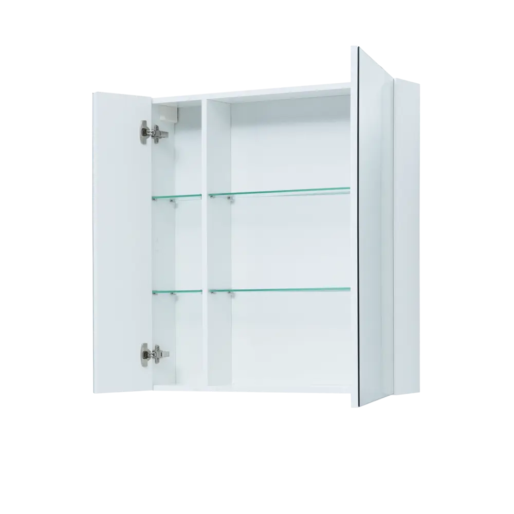 Шкаф зеркальный подвесной «Алвита» 80x85 см цвет белый 82407349 STLM-2074553 Santreyd - Вид №3
