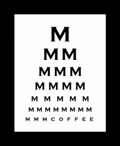 Постер Ммм coffee HAPPY STATION ДИЗАЙНЕРСКИЕ, НАДПИСИ 009013 Белый