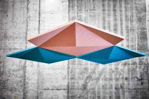 Акустическая подвесная панель из ПЭТ