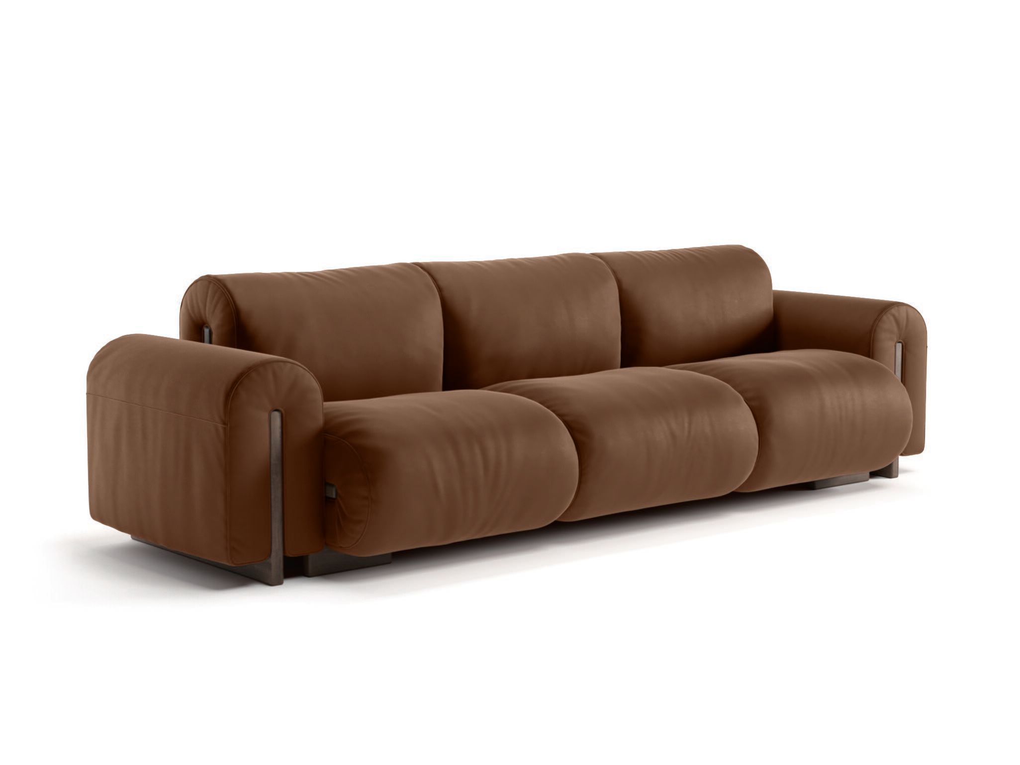 3-местный кожаный диван Natuzzi Italia COLLE ARCH-00058625