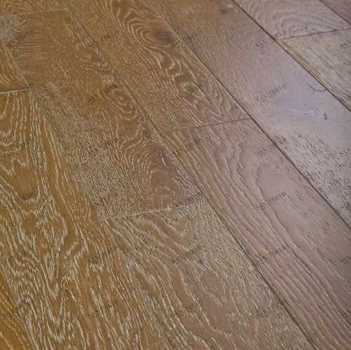 Массивная доска Deker Грация Дуб с брашью (Текстурированная) 300-1200х120 мм 2600300626