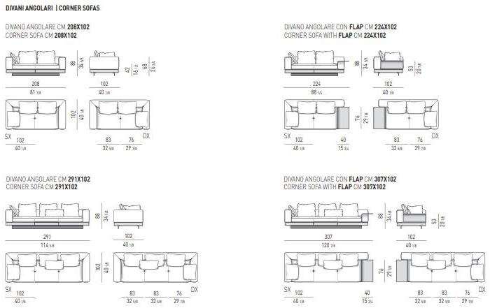 Minotti Модульный тканевый диван Connery sun-id-1465337 - Вид №25