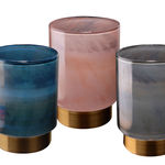 GWPP0025 Подсвечник из розового стекла ijlbrown  - Вид №3