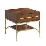 CG895 Приставной столик Brompton с одним ящиком ijlbrown  - Вид №2