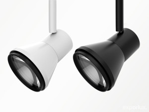 Экструдированный алюминиевый светодиодный трековый светильник