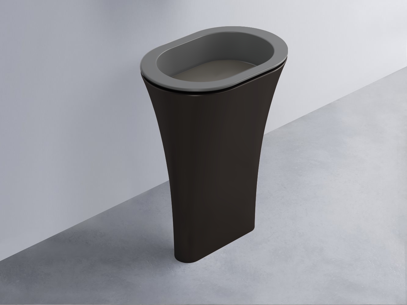 AMLA65-CM+AMPILO-FN+AMCOLO-LV Раковина Amedeo Ovale отдельностоящая cielo Enjoy + Amedeo Ceramica Cielo