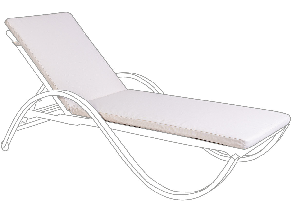 10.00.1537 Подушка для шезлонга Lounger Bow Classic Ecru Mbm