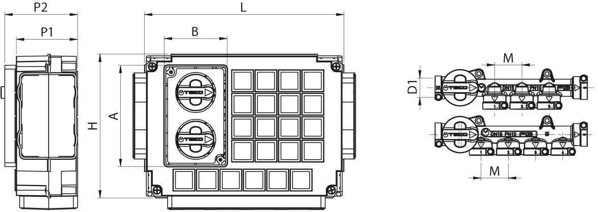 TECO Одинарный запорный коллектор K4 sun-id-1374801 - Вид №6