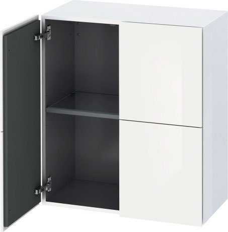 LC117704949 L-Cube Шкаф Графит матовый, декор Duravit - Вид №2