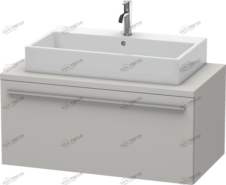 XL541400707 X-Large Тумбочка для консоли Бетонно-серый матовый декор Duravit