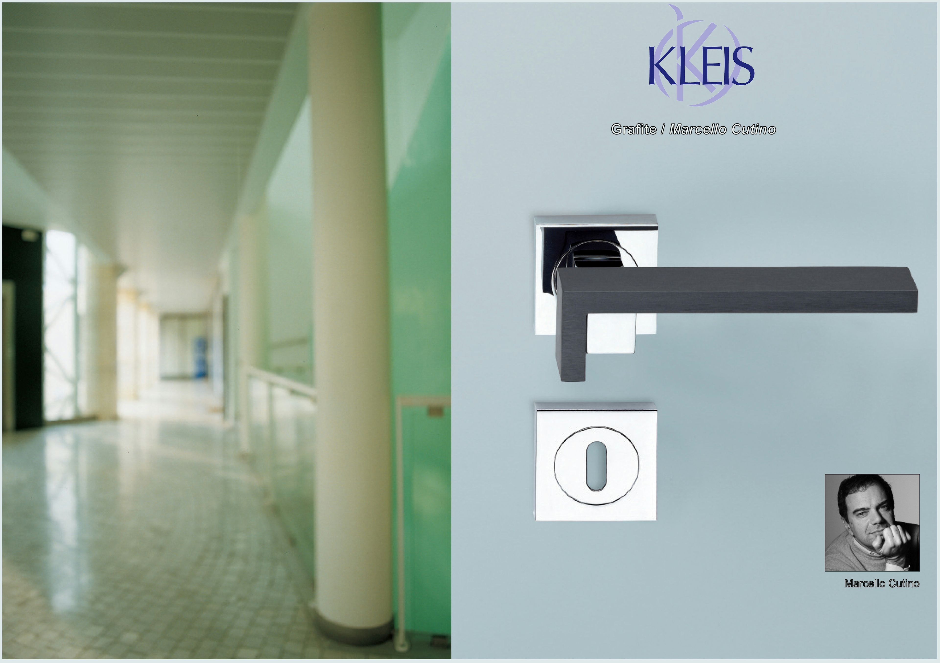 Ручка на розетке KLEIS графит ARCH-00076463 - Вид №1