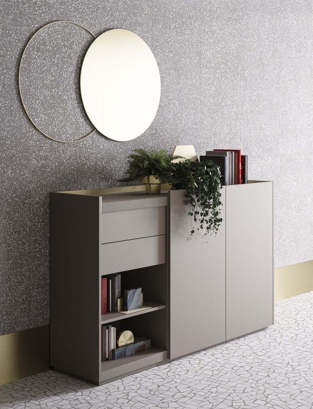 Деревянный офисный шкаф с распашными дверями PROF Block 2.0 ARCH-00054401 - Вид №12