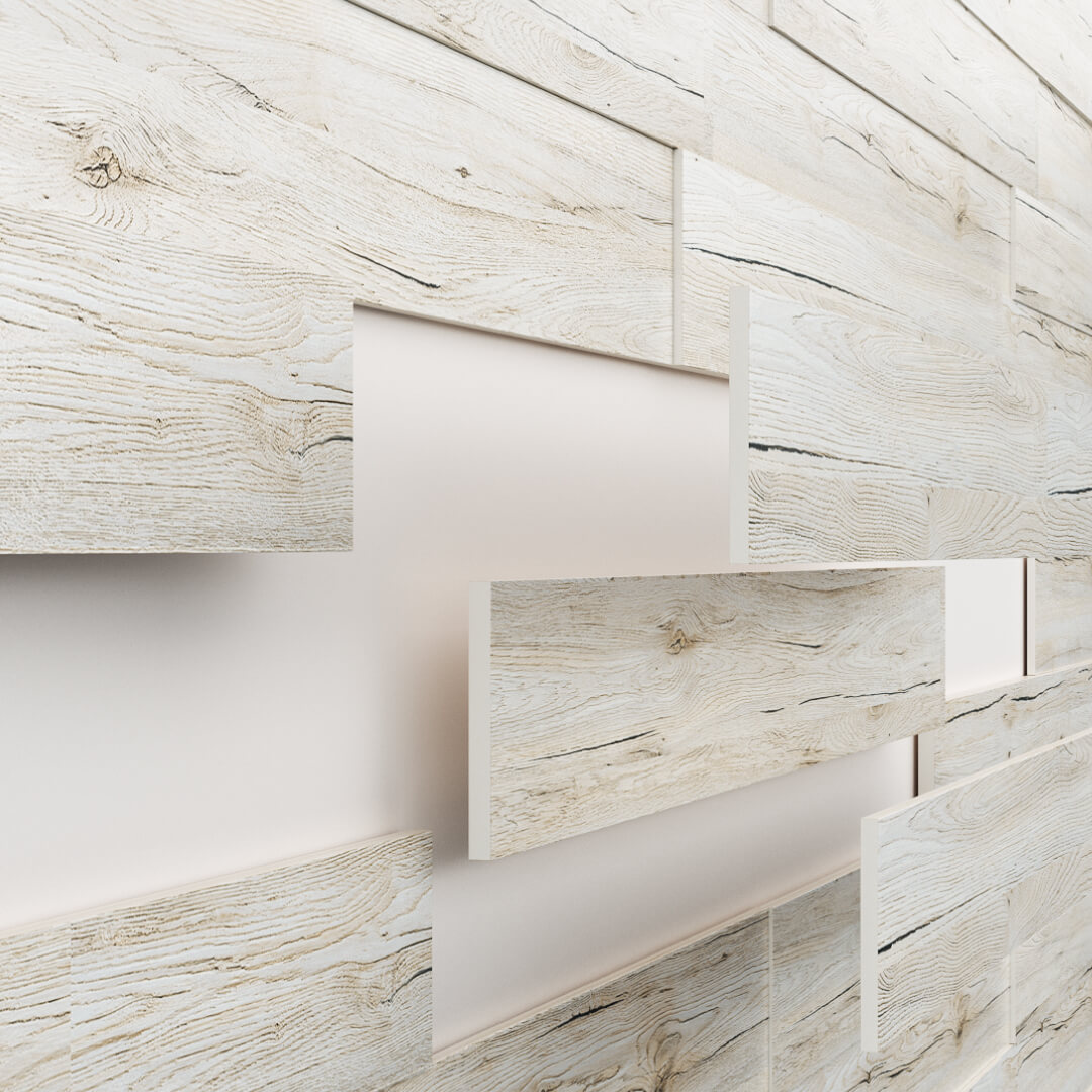 Панели 3D МДФ STELLA Санремо Белый (уп-1,13кв.м) Standart STSR-29 - Вид №1