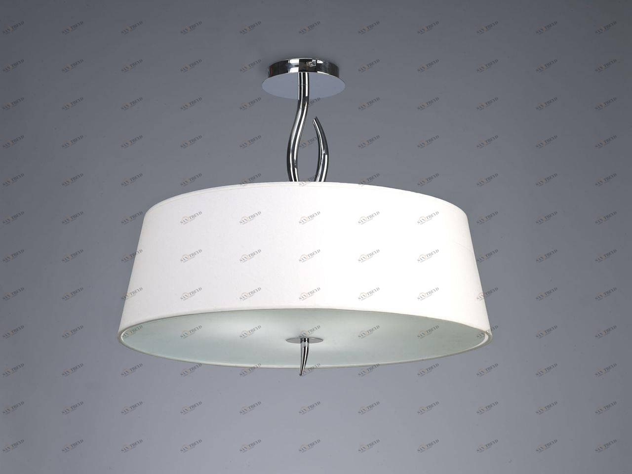 Потолочный светильник Mantra Ninette Chrome 1908 MANTRA NINETTE CHROME 073409 Белый 