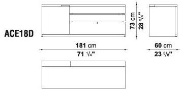 B&B Italia Project Низкий офисный шкаф с замком Ac executive sun-id-1430182 - Вид №7