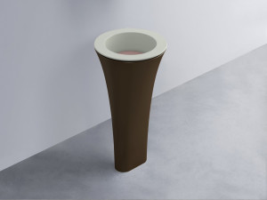 AMLA45-PM+AMPILT-CP+AMCOLT-CA Раковина Amedeo Tondo отдельностоящая cielo Enjoy + Amedeo