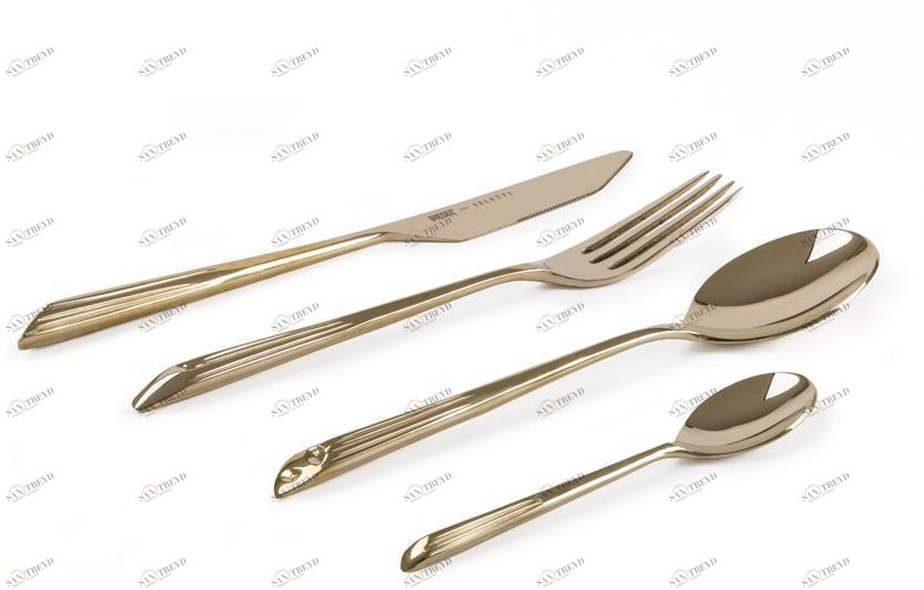 sun-id-1419909 Набор столовых приборов Латунный Seletti Италия Cosmic diner