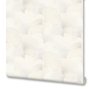 Флизелиновые обои Артекс Аллюр серые с цветочным рисунком 89440759