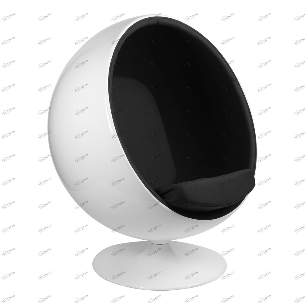 Кресло Eero Aarnio Style Ball Chair черное SOHO DESIGN ДИЗАЙНЕРСКИЕ, EERO BALL 131528 Черный 