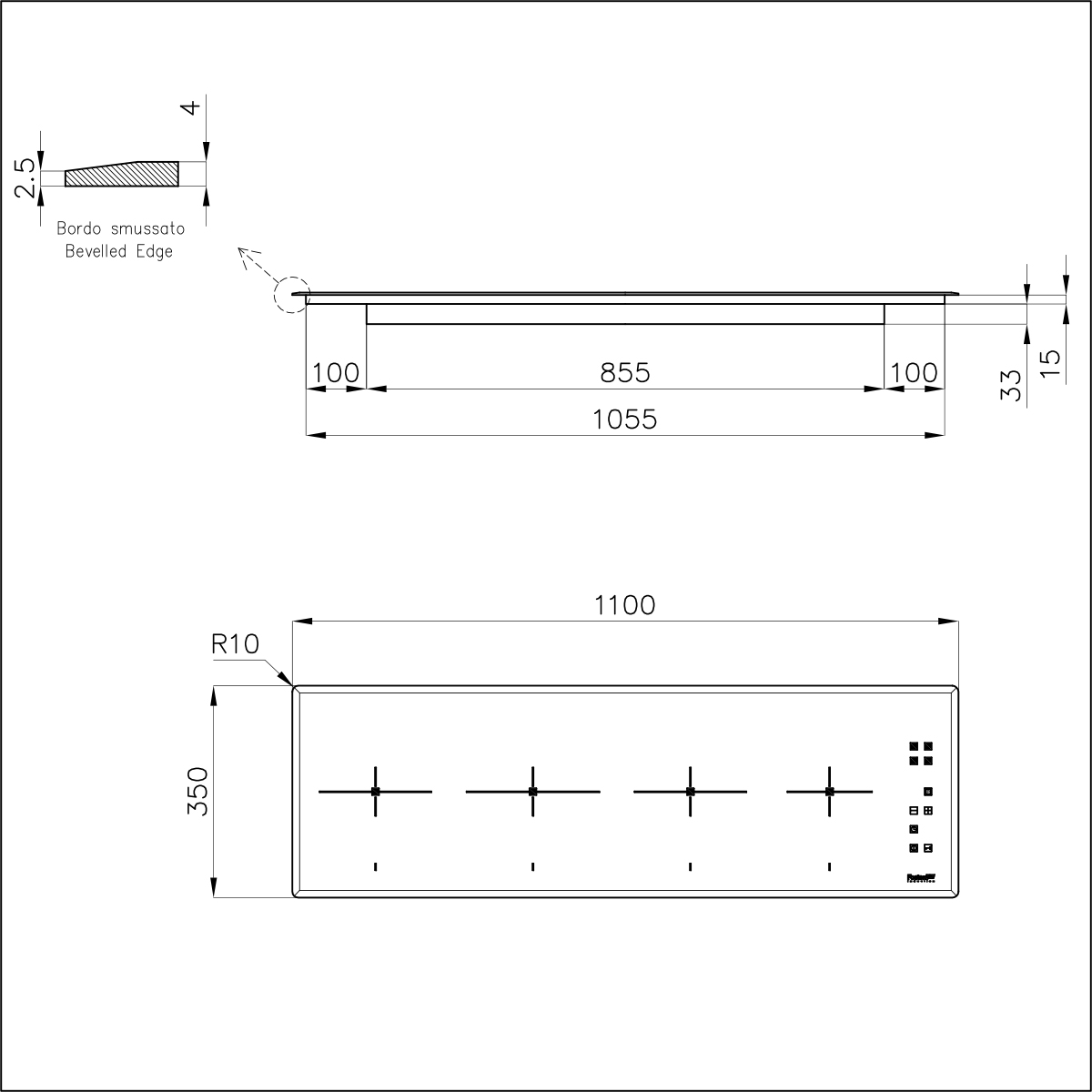7334240 Варочная панель S4000 Induction 7334240 Fosterspa  - Вид №1