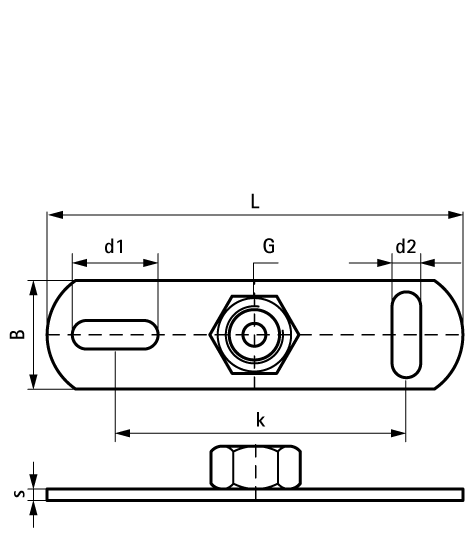 6713008 BIS Подпятники, контактная электросварка fixing to ceiling or floor walraven  - Вид №1
