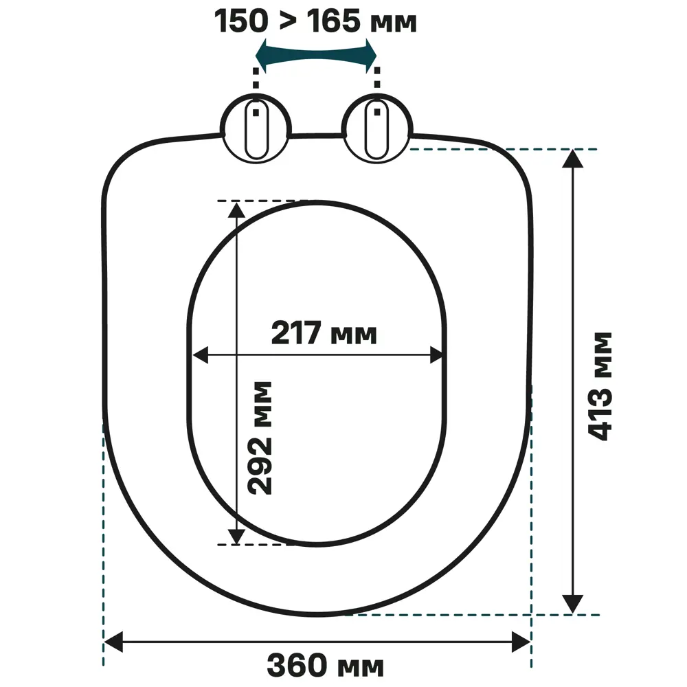 Сиденье для унитаза KONSENSA Мауро цвет белый STLM-2055533 - Вид №8