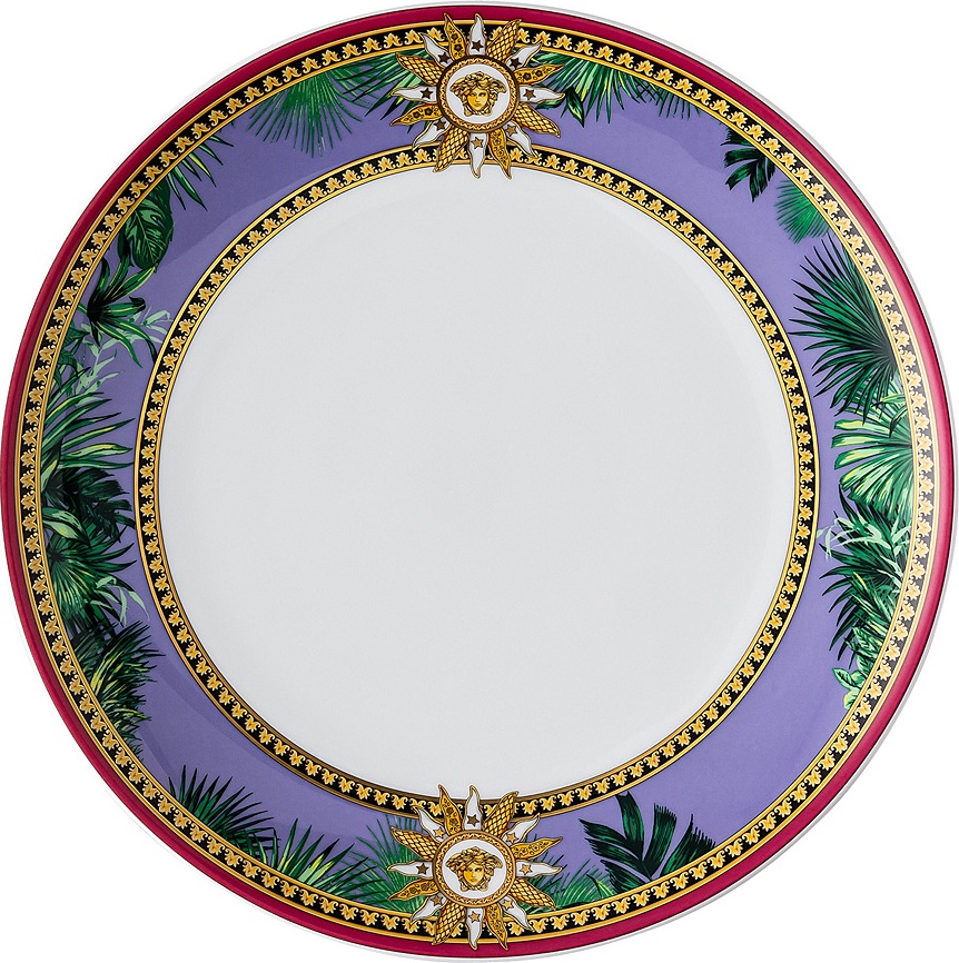 10660713 Rosenthal Versace Тарелка закусочная Rosenthal Versace Мир джунглей 21см, фарфор Фарфор 