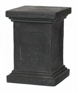 Пьедестал из искусственного камня 60 см черный "Орлеан" LE-VILLAGE ПЬЕДЕСТАЛ 044846 Черный