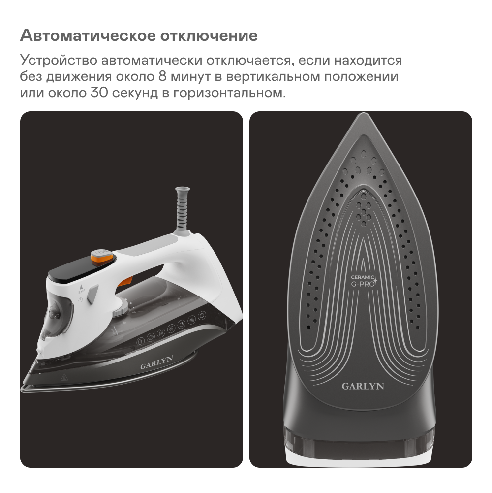 9205711 Утюг GARLYN GT-220 белый STDN-0080412 - Вид №16