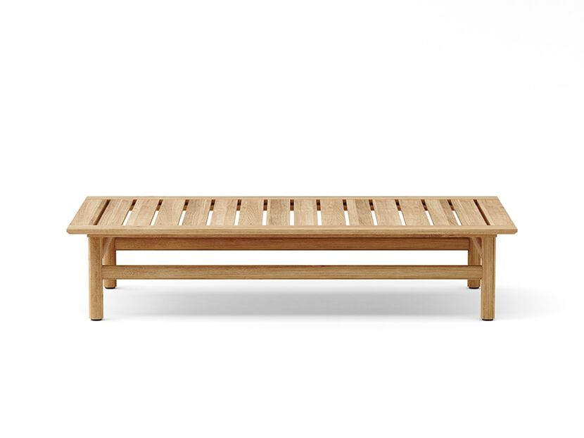 Низкий прямоугольный журнальный столик из тикового дерева Walters Стрингер ARCH-00041875