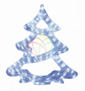 Светодиодная фигура "Елочка" SUPERNW СВЕТОВЫЕ ФИГУРЫ 217517 Белый