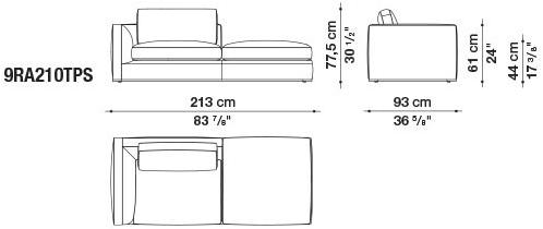 B&B Italia Диван из ткани Richard sun-id-1429934 - Вид №17