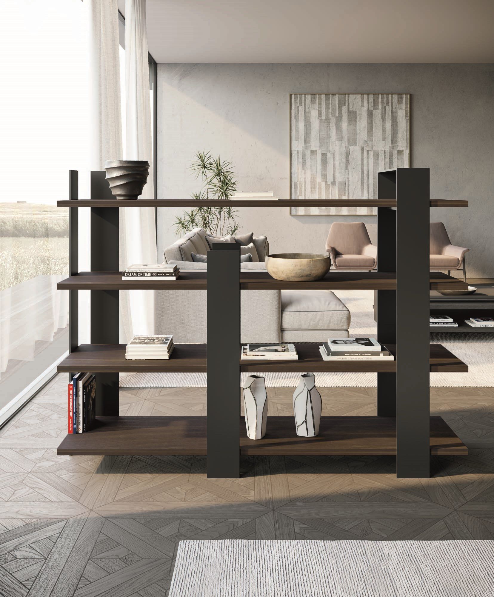 Деревянная самонесущая полка Dall'Agnese Киото ARCH-00006494 - Вид №4