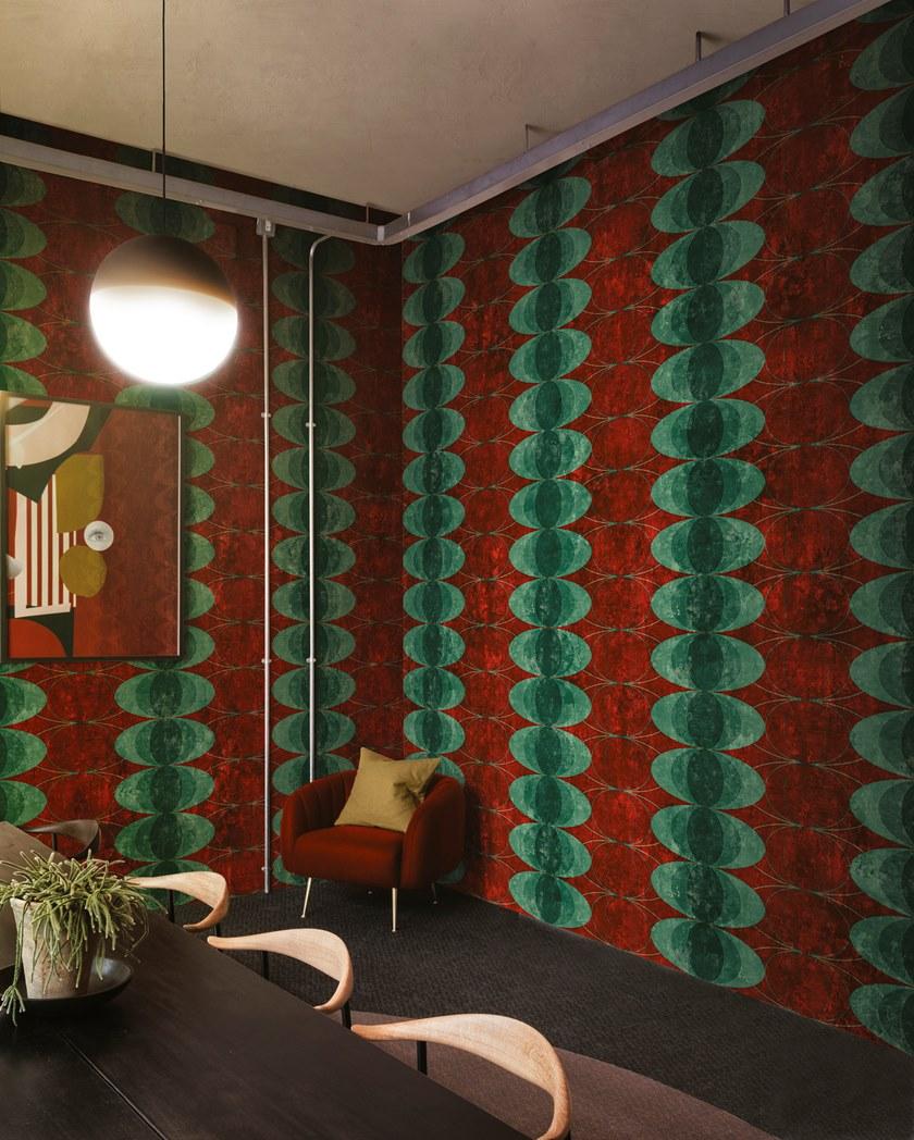 Inkiostro Bianco Геометрические панорамные обои Wall in love again 2018 Inknf13 - Вид №1