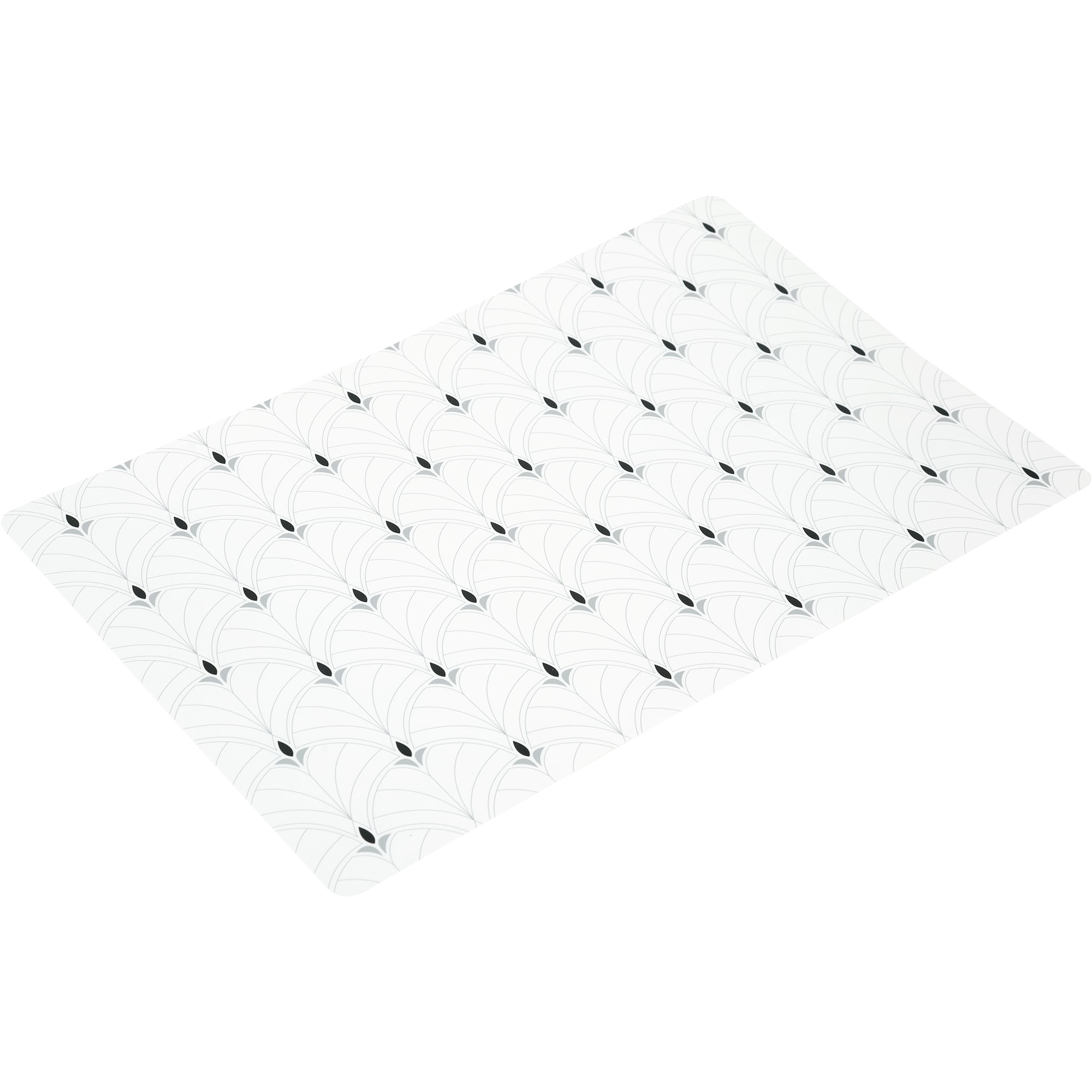 84841727 Салфетка сервировочная «Арабеска» 26x41 см белая/серебряная/черная Santreyd  - Вид №2