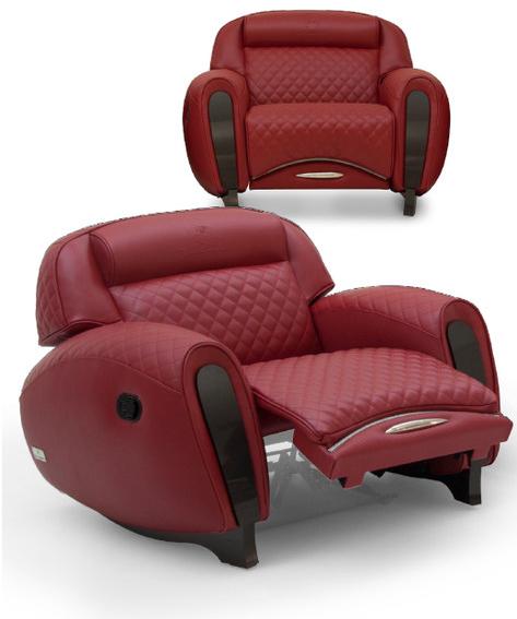 Tonino Lamborghini Casa Мягкое кожаное кресло для домашнего кинотеатра Imola sun-id-1396749 - Вид №1