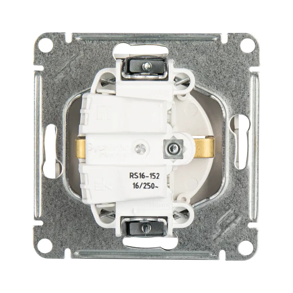 SYSTEME ELECTRIC W59 Deco — розетка скрытого монтажа с защитными шторками 82797854 STLM-1117327 - Вид №3