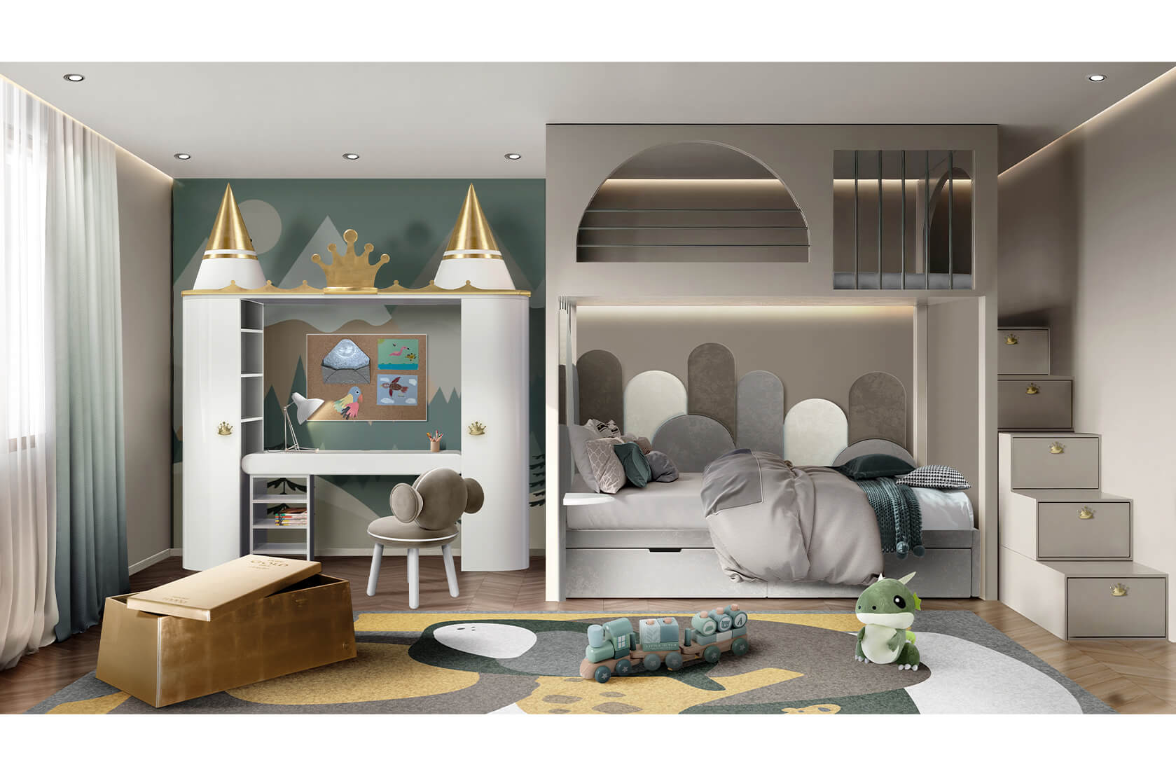 CIST314 Детские ковры Животное вечеринки Circu 