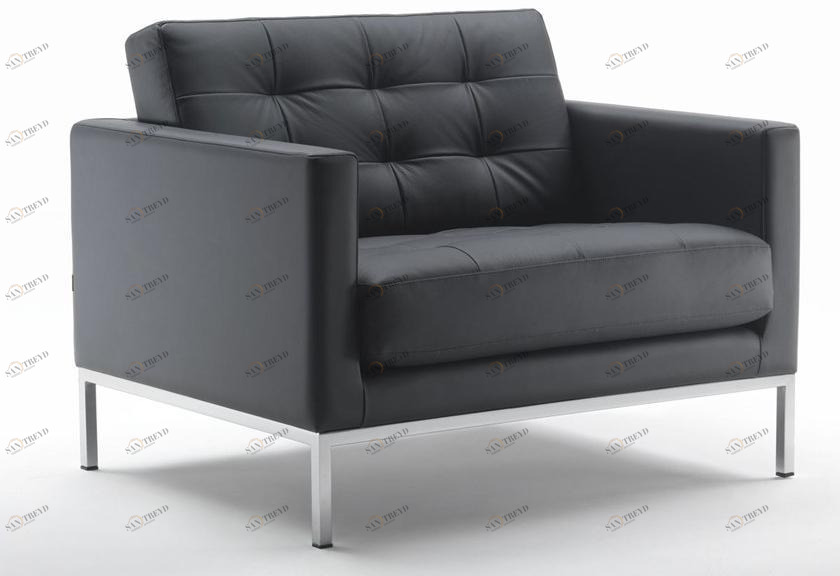 Marelli Стеганое кожаное кресло с подлокотниками Lewis sun-id-1498895