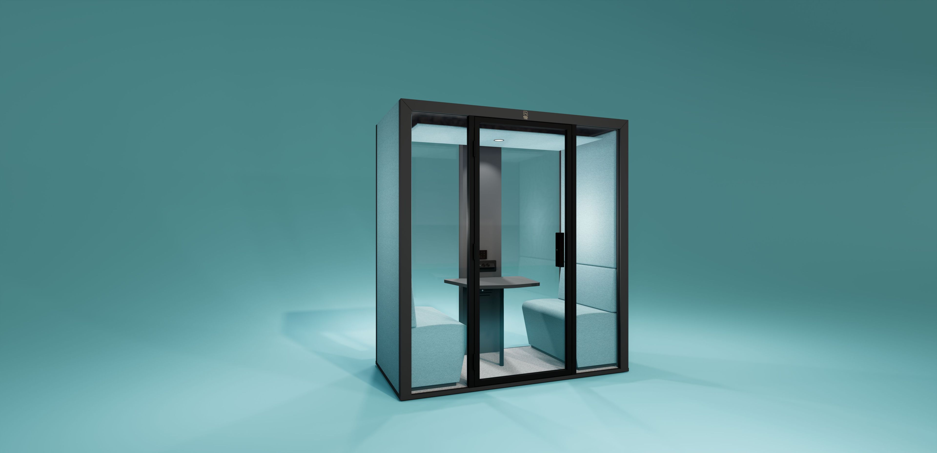 Акустическая офисная кабина со встроенным освещением Blabla-Cube бюро ARCH-00024300 - Вид №6