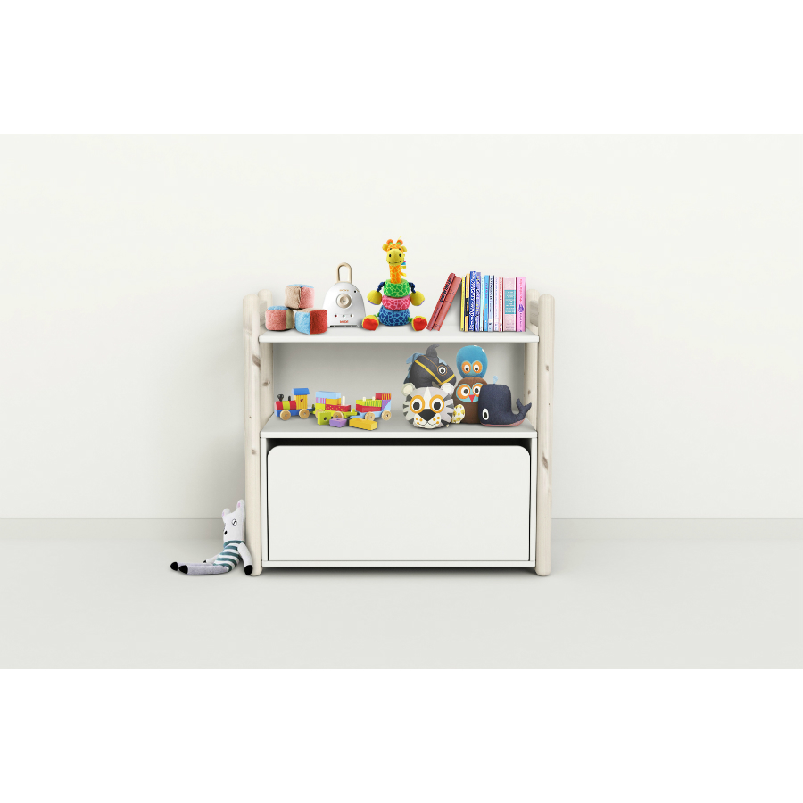 Гарнитур Mini В, 1 полка и 1 комод, белый, искусственно состаренный Flexa 812630290 - Вид №2