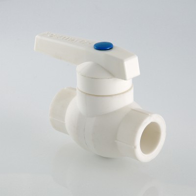 VTp.744.0.020 Кран полипропиленовый шаровой с латунной обоймой Valtec 20 мм  - Вид №5