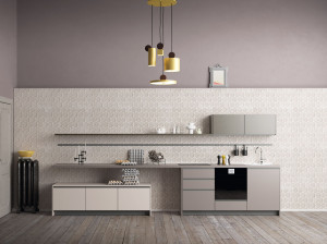 Линейная секционная кухня