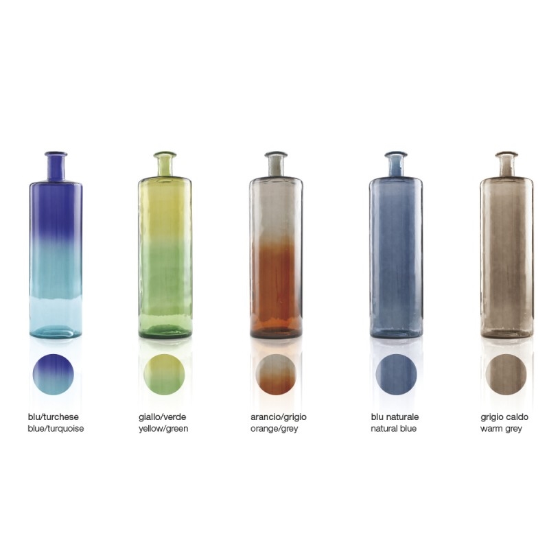 C171X16 Ваза Aurora Boreale Adriani e Rossi Желто-зеленый  - Вид №2